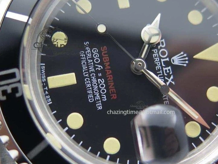 MiroTime 0402 SoftTouch Vintage 1680 JKF Best Edition Red Submariner On Bracelet A 3982